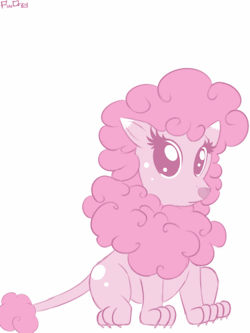 pinqzy:  I tried making a cute lil’ animation of a pink “sheep” dog ⁽ᴵᵀˢ ᴺᴼᵀ ᴬ ᶠᵁᶜᴷᴵᴺᴳ ᴾᴼᴼᴰᴸᴱ⁾ I made. Idk how you animators do this on a daily basis, but it was fun in the long run.   OMG such a cutie