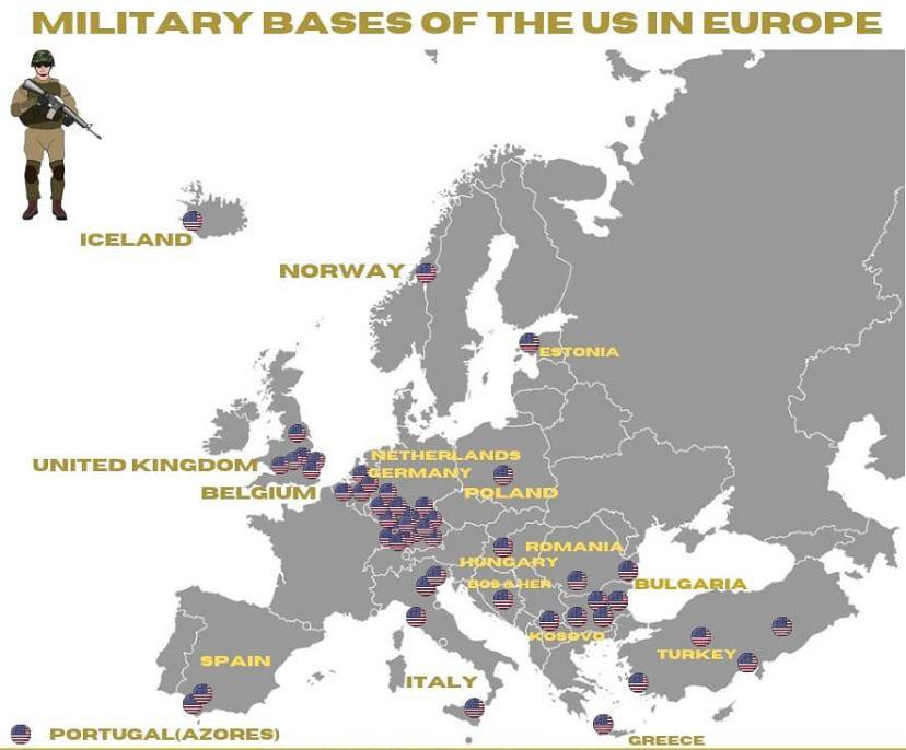 U S Military Bases In Europe Maps On The Web