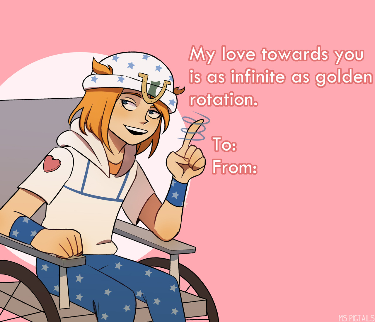 ms-pigtails:Valentine’s day is tomorrow! So have some cheesy Jojo valentine cards!