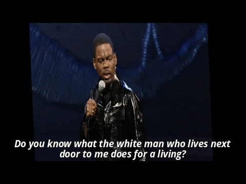 elijahdblogii:Chris Rock - Racism“Work twice as hard to get half as much”I think about this too all 