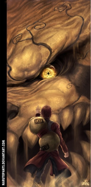 The one tails gaara and naruto shippuden