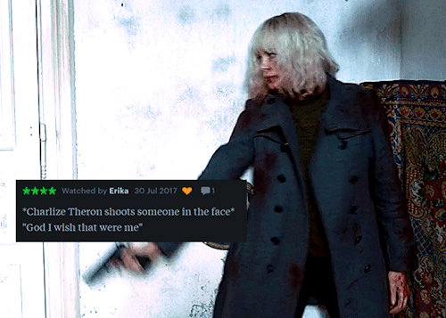 spencersshay:CHARLIZE THERON in ATOMIC BLONDE (2017)+ letterboxd reviews