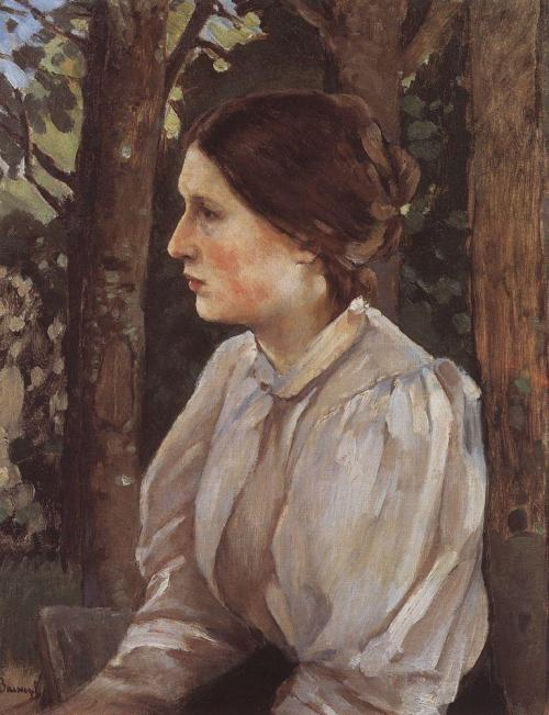 Portrait of Tatyana Viktorovna Vasnetsova, the artist’s daughterViktor Vasnetsov, 1897