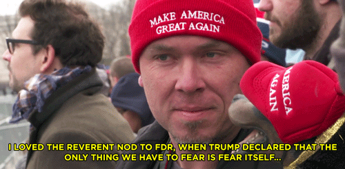 teamcoco:  WATCH: Triumph Attends Trump’s Inauguration