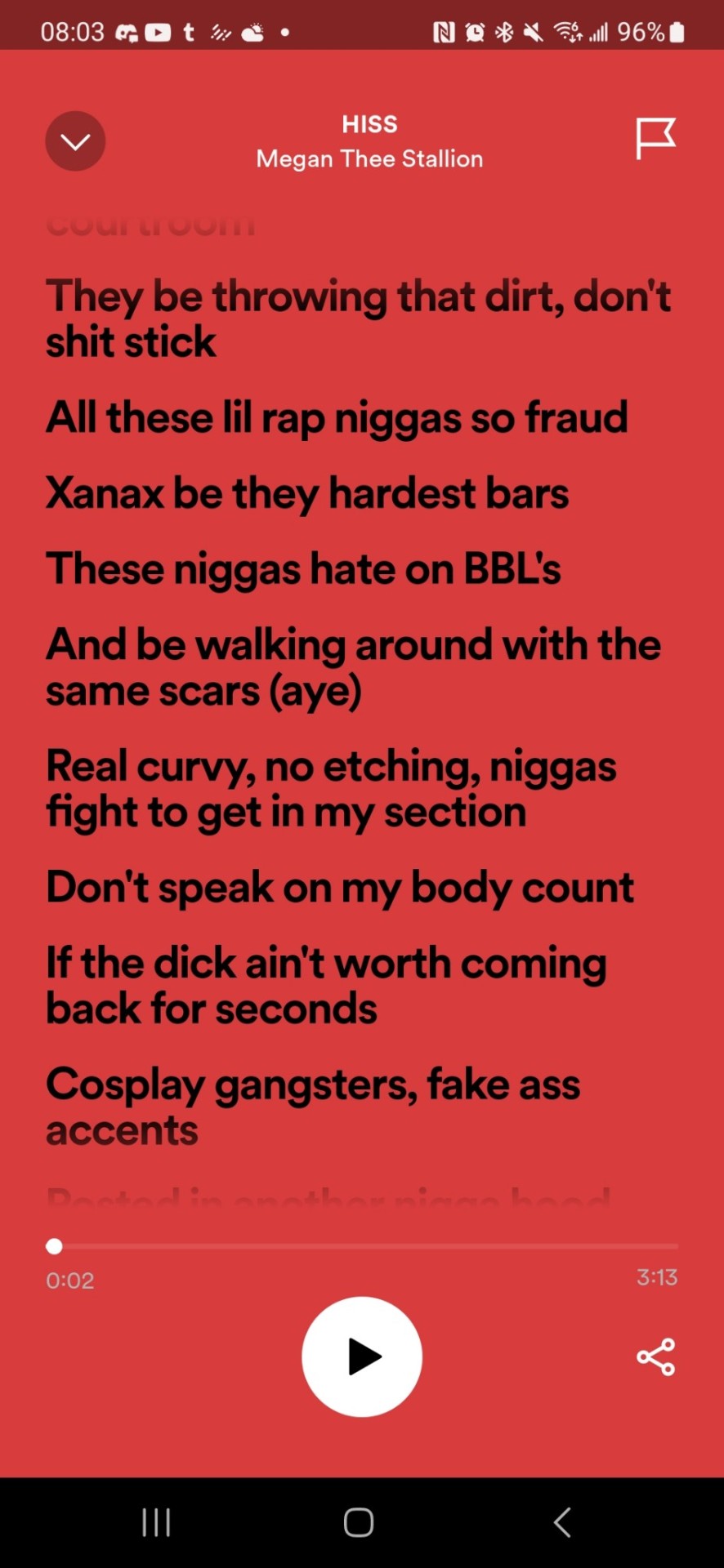 If We Really Think About It, This All Started With Megan Dropping Hiss. Hiss Was Never A Nicki Diss,
