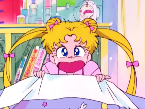 wikimoon:The first episode of the Sailor Moon anime, “Crybaby Usagi’s Magnificent Transformation“, f