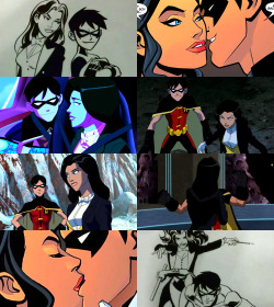 dccomicgeek:  Young Justice Meme 4 OTPs: Chalant (&frac14;) 