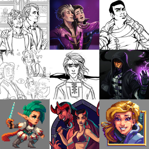 A look back at 2017.Nothing happened post-September except for commission work and pixel art. A good