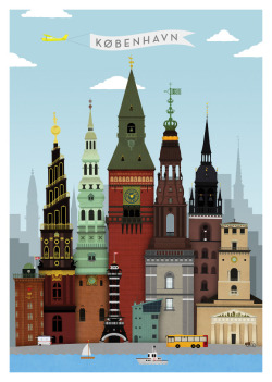 theeuropeanpost:  City Poster: KØBENHAVN by TOT 