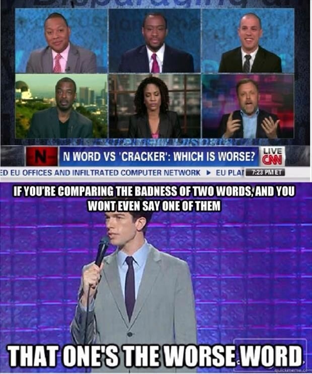 sam-the-moose:  leunfriendlyblackhottie:  To the white people that complain “cracker”