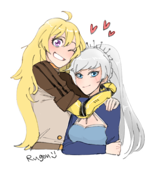 rugou:  and 4th: Blacksun   5th: Monochromemy love character: Weiss &gt; Yang