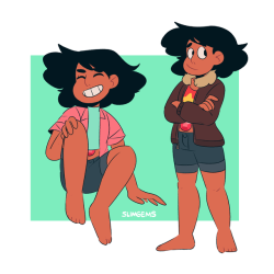 slimgems:short hair stevonnie !! omg I havent thought about what would stevonnie look like now! O oO &lt;3