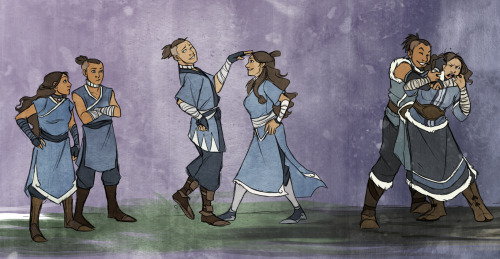 rufftoon:  pugletto:  People really underestimate this relationship and favor Katara’s grief over Aang so much that we never really get to see fan art of her and her brother.Ultimately, I feel like Sokka’s death had the potential to hurt her the most