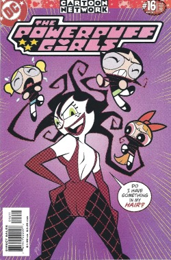 goreflora: staringvoids:  The Powerpuff Girls comics, issue #16 cover, August 2001; DC Comics   i was gay for her before i even knew i was gay tbh   Same