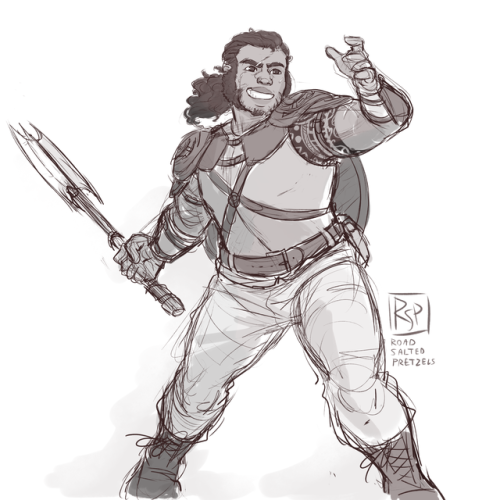 roadsaltedpretzels: I remembered Travis saying he could imagine Magnus being a Polynesian man so I p