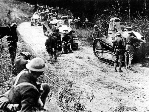 U.S. and French Troops, Argonne,1918