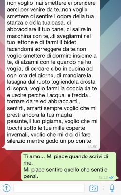 Ciao&hellip;. ❤️  Sto male dentro. Che mi manchi come se mi mancassero tutti i pavimenti.  Che vivere senza di te è come morire  un po&rsquo; per volta.