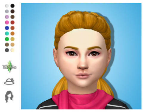 Katie; Thicc Double Dutch braids. All ages, with &amp; without bangs! Download -&gt;『Si