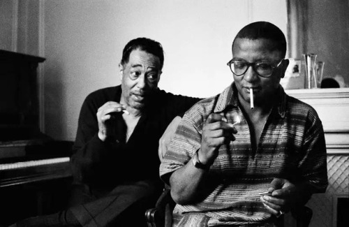 joeinct:Duke Ellington, Billy Strayhorn, Paris, Photo by Herman Leonard, 1960