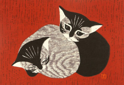 blackcoffeecinnamon:  Kawano Kaoru (1916-1965)　河野薫  Kittens  子猫、1950’s