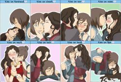 Sanctuary-For-Strange-People:  Korrasami Kiss Meme By Doodlemederp     &Amp;Lt;3