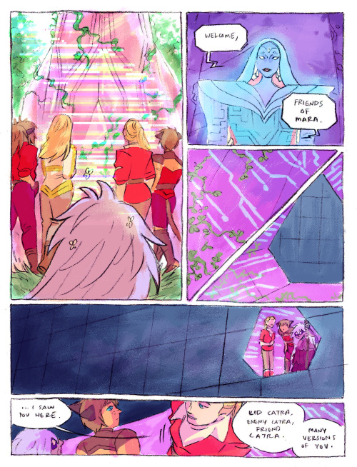 missbliss12:Visions of future Catra and Adora visit Razz. Mara finds peace.Another SheRa post-season