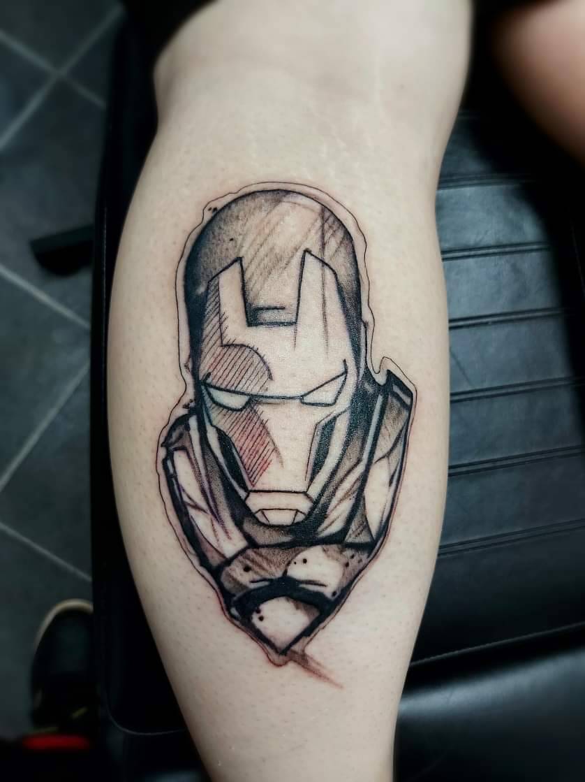 Iron Man Chest Tattoo  फट शयर
