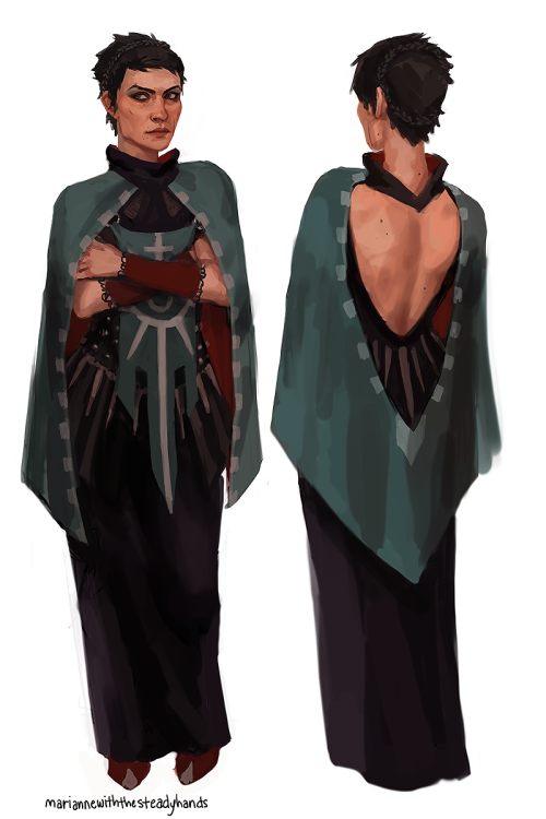 mariannewiththesteadyhands:trying my hand at a formal attire concept for Cassandra. a small part of 