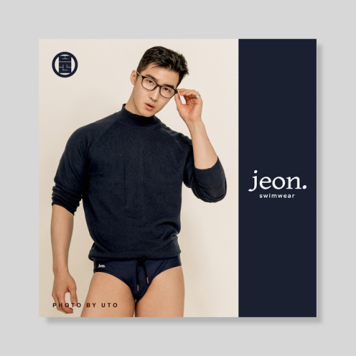 Lee Woon is photographed by UTO for Jeon. swimwearIG :   leewoon19 &amp; richman625 (photog