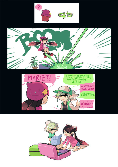 gomigomipomi:Callie and Marie.