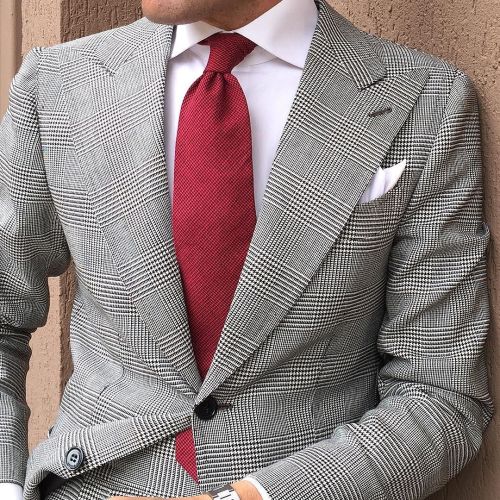 Morning Closeup Red Tie by @otaa.australia Check The Accessories Collection at www.otaa.com Follow @