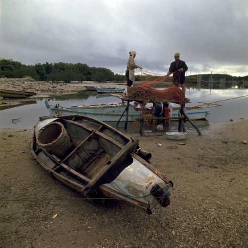 Life on remote Japanese islands, Okinawa Prefecture, Japan, November 1967