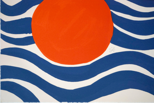 equatorjournal:alexander calder, circles and waves, 1970