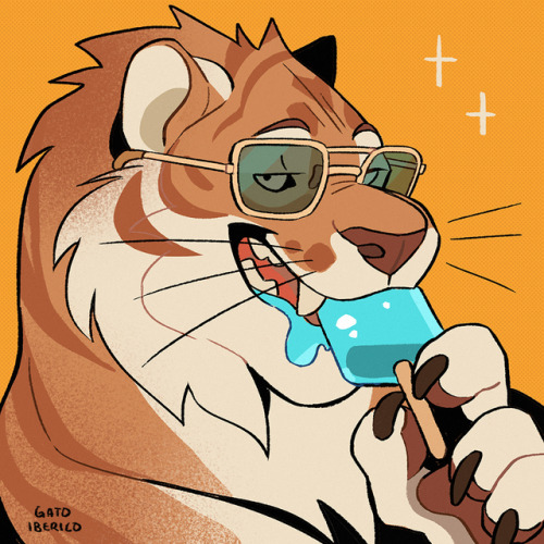 elgatoiberico:An icon commission for BearlyFeline on Twitter! -Patreon - Twitter - Youtube - Society