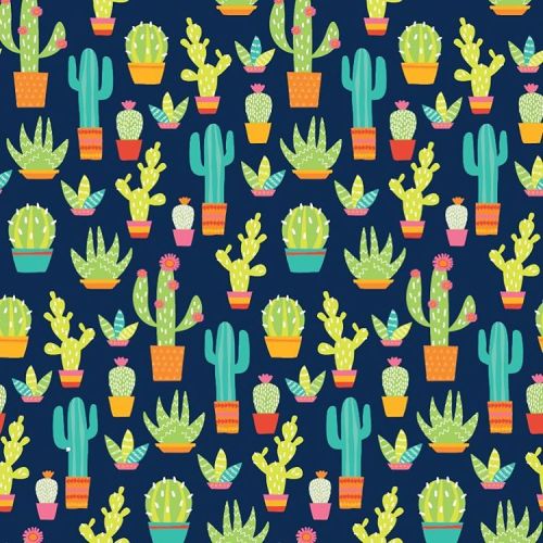 lizmytinger:Cactus pattern design for wrapping paper. . . . #freelance #illustration #artistofig #di