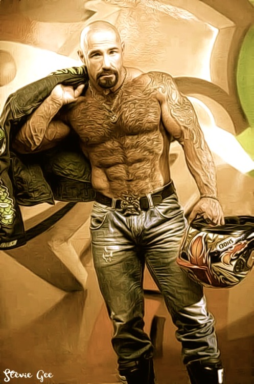 mrperfectart: Biker: Portrait of Butch click on pic to enlarge