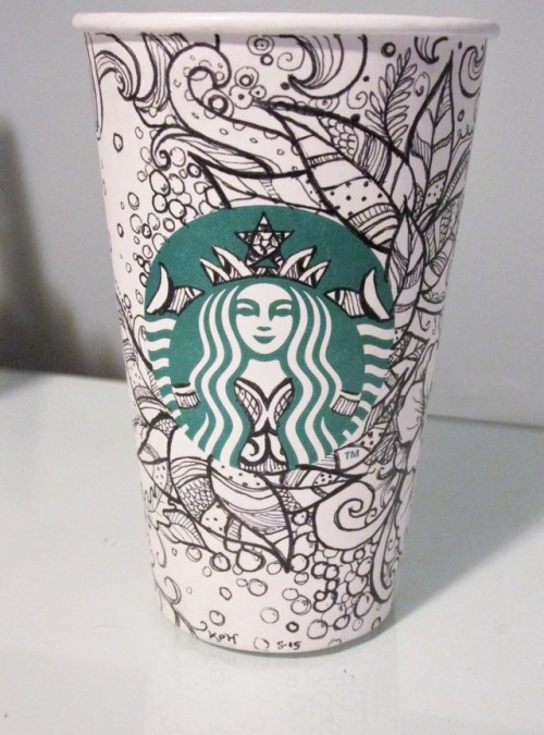 Starbucks cup doodles