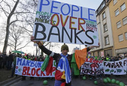 ready-to-fight:Fight Capitalism / People over Profit18 March 2015 Blockupy Riots over Frankfurt am Main / Germany against the ECB (European Central Bank) Opening Gala!Video https://www.youtube.com/watch?v=9f0AZtD5VvM  Yesss!! ✊