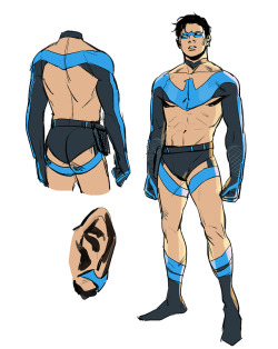 francisxie:  nightwing but skimpy bikini outfit