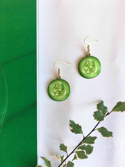 Cucumber Earrings //KaaiCo