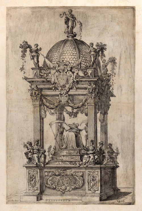 Design for the catafalque of Philip IV of Spain