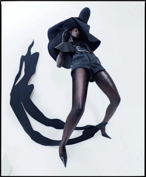 ladolcevitabella:Duckie Thot and Kiki Willems in ‘Spirits Within’ For Vogue Italia Febru