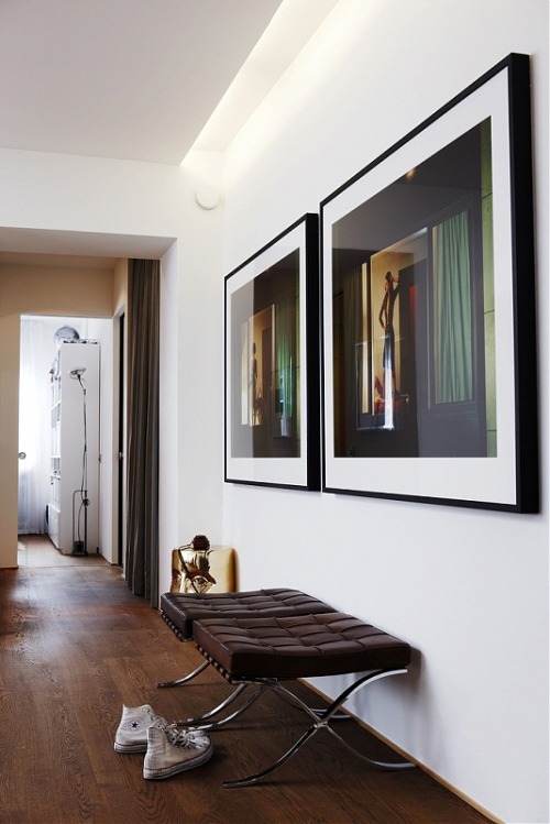 Barcelona Stool By Mies Van Der Rohe 