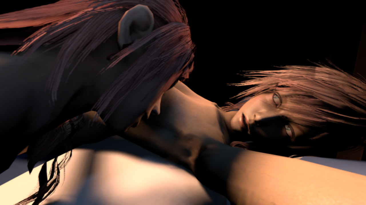 nudekittyn:  Another night the Farron sisters. Serah takes charge, taking her time