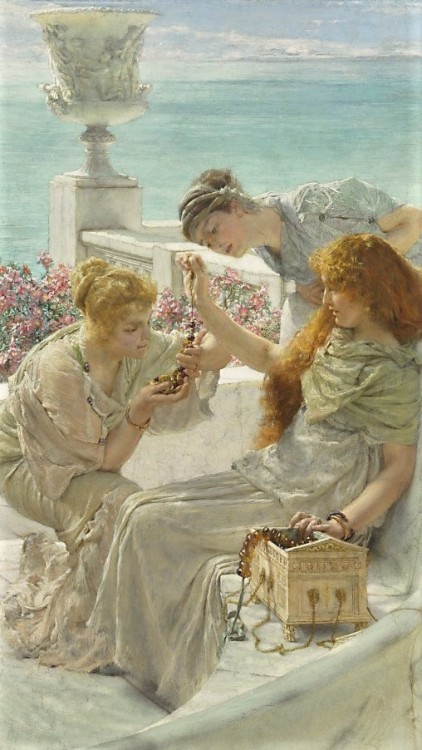 die-rosastrasse:I want to live inside his paintings ♥Lawrence Alma-Tadema (Dutch, 1836-1