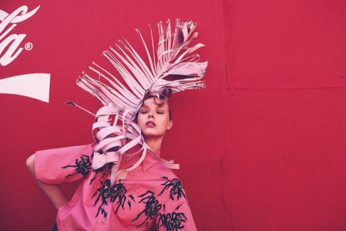 worldsmoda: Ulrikke Hoyer for S Moda El Pais, June 17, 2018. By Kristian Schuller  Style: Francesca Rinciari 