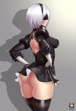 kyoffie:  My 2B done! :DNormal/lineart/Without