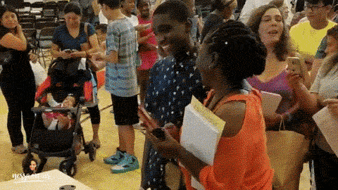 Colin Kaepernick Gives Back Packs To Harlem And Bronx Students