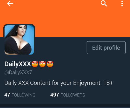 Follow Me on Twitter @DailyXXX7