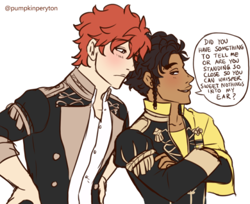 Sylvain is tall (pumpkinperyton is me!)